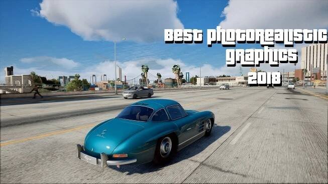 ✪ Gta 5 Best Photorealistic Graphics Gameplay 2018 ✪ NVR with PRSA ✪ Mercedes-Benz 300 SL ✪