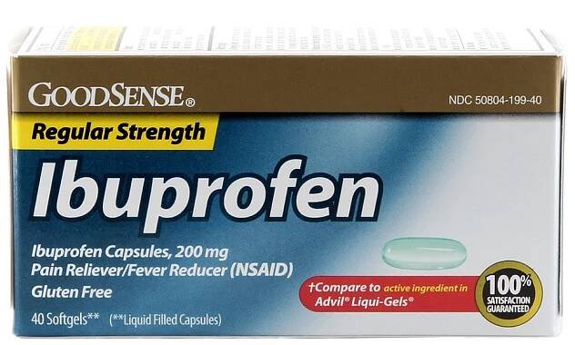 GoodSense® Regular Strength Ibuprofen 200 mg Liquid Softgels, 40/ea