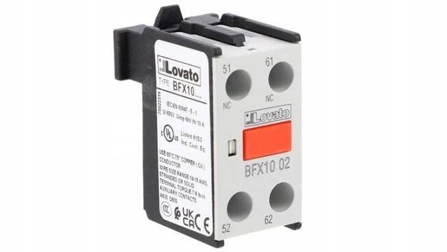 Pomocné kontakty 2R pro stykače BF09...BF150 čelní montáž BFX1002