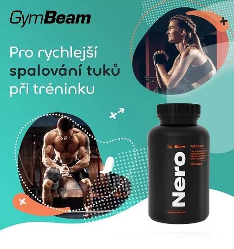 GymBeam Spalovač tuků Nero 120 kapslí 120 ks