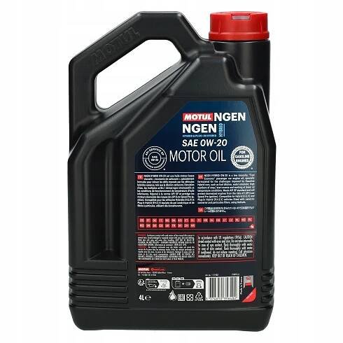 Motorový olej Motul Hybrid 0w20 4L Výrobce Motul