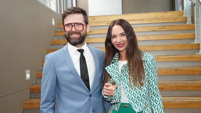 Sandra Nováková s manželem Vojtěchem Moravcem. 