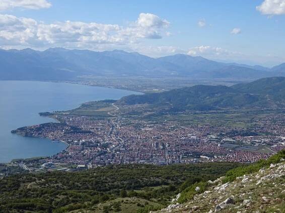 Galicica National Park traverse from Oteshevo to Ohrid (27 km)