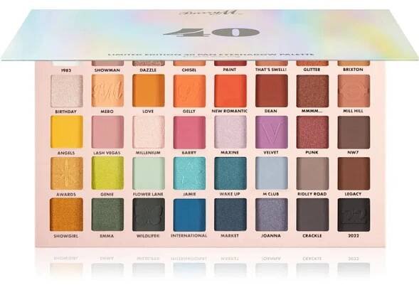 Barry M 40 Pan Palette paleta očních stínů