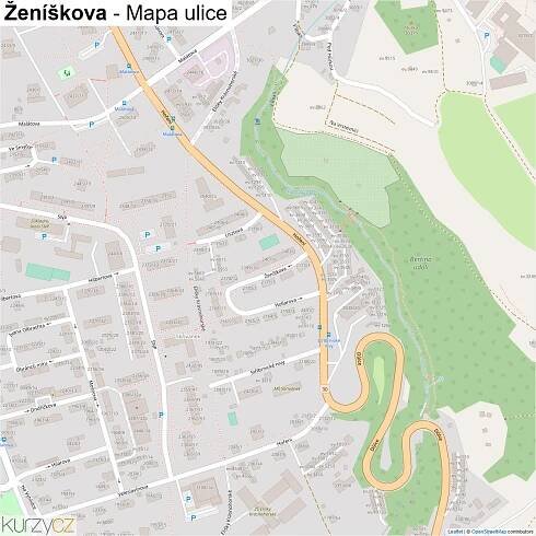 Ženíškova - mapy | Kurzy.cz