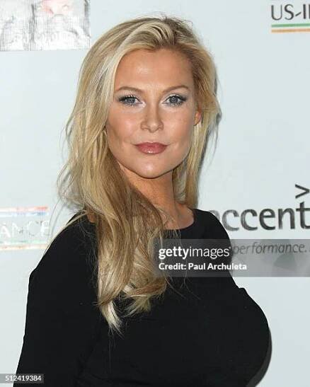 Actress Alison Doody attends the 2016 Oscar Wilde Awards at Bad Robot Studios on February 25, 2016 in Santa Monica, California.