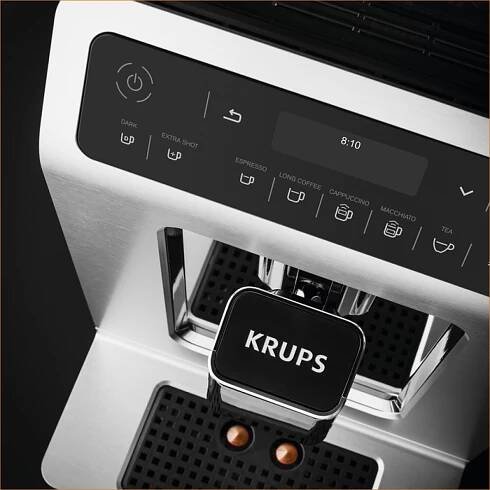Krups Evidence automatický kávovar, 1450 W, 15 bar, displej, černá | Veashop