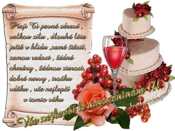 Přání k narozeninám « Category | Blog u Květky | Table decorations ...