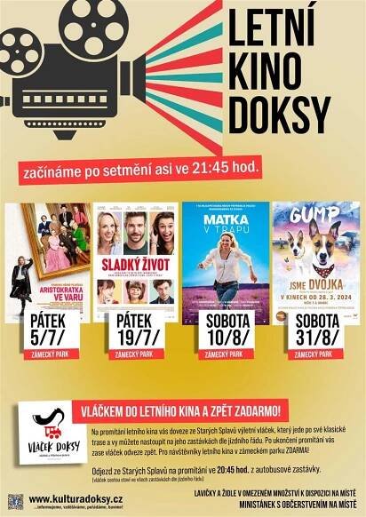 Letní kina na Českolipsku jedou. Podívejte se, kam zajít na film pod širým nebem