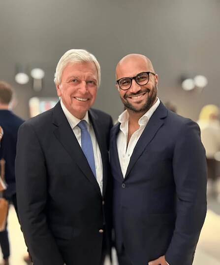 Dr. Hafiz mit dem hessischen Ministerpräsidenten a.D., Volker Bouffier