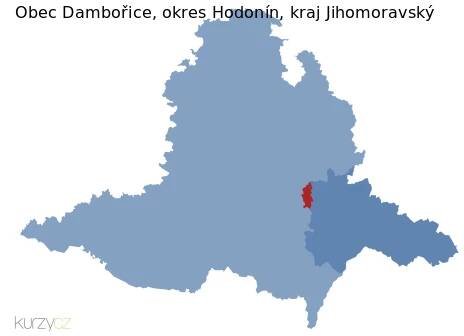 Dambořice v kraji Jihomoravský