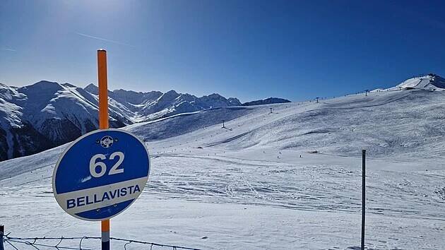 Sjezdovka Bellavista má krásné výhledy zakódované už ve svém názvu.