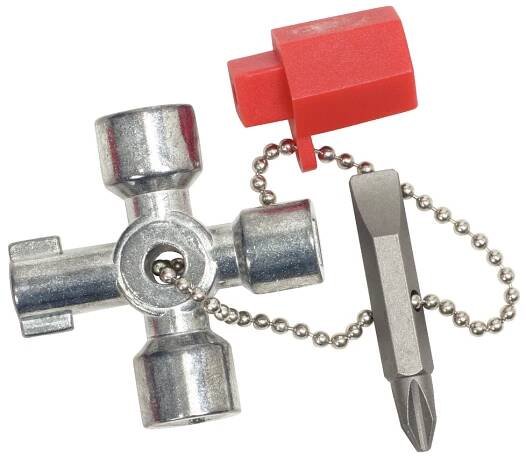 Klíč k rozvaděči KS Tools, Mini, 42 mm, s řetízkem
