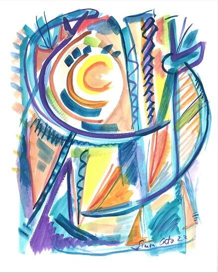 Gouache | Simon Cato Spang-Hanssen 