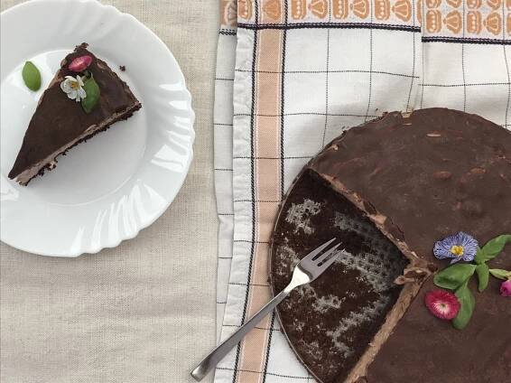 Bezlepkový čoko dort s banánen – Fitnápady