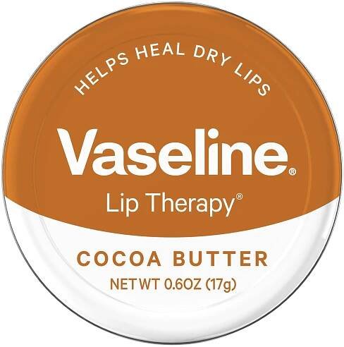 Vaseline® Lip Therapy® Cocoa Butter Tin front of pack packshot
