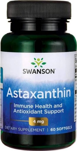 Swanson Astaxanthin 4 mg 60 cps.