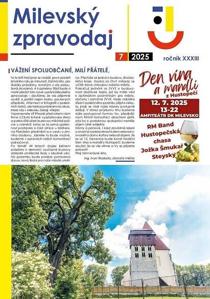 PŘEČTĚTE SI U NÁS: Milevský zpravodaj – č. 7/2025Za krásnější Vimperk | Za krásnější Vimperk