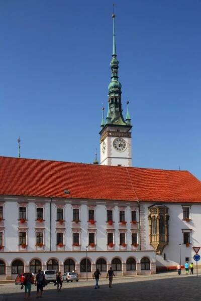 Olomouc - radnice od Dolního nám.