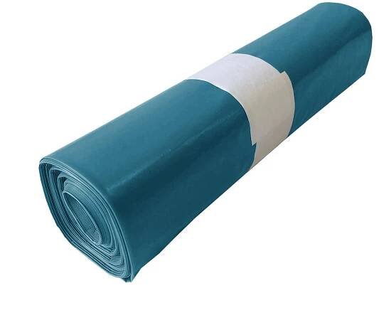 Igelitové pytle LDPE 120L SILNÉ MODRÉ / 80my - role 15 ks