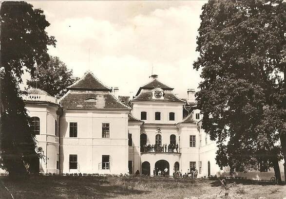 ČIMELICE - zámek - Písek - Pohlednice místopis