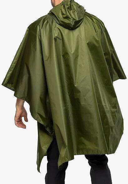 Turistická pláštěnka Trekmates Tour Poncho - chive