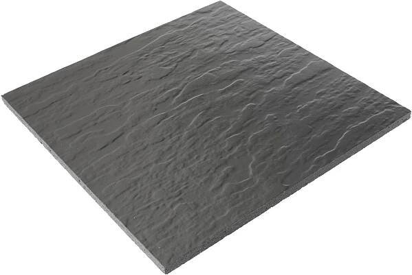 a piece of gray paper that is on top of a white surface with no background