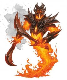 fire elemental myrmidon artwork