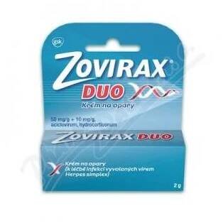 ZOVIRAX DUO DRM 50MG/G+10MG/G CRM 1X2G II