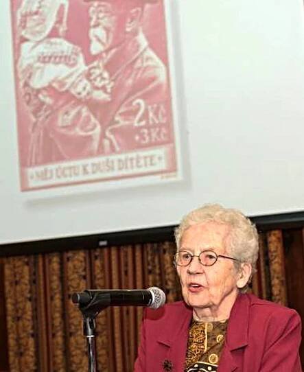 Eva Haňková Neugebauerová, holčička ze známky vypráví