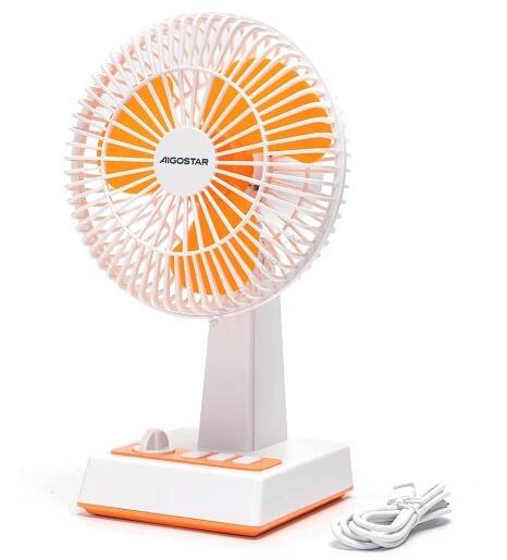 Aigostar - Stolní ventilátor 6W/USB