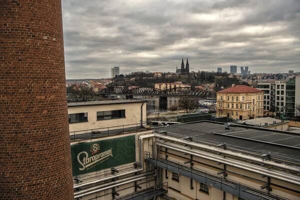 Fotka: Pivovar Staropramen na pražském Smíchově