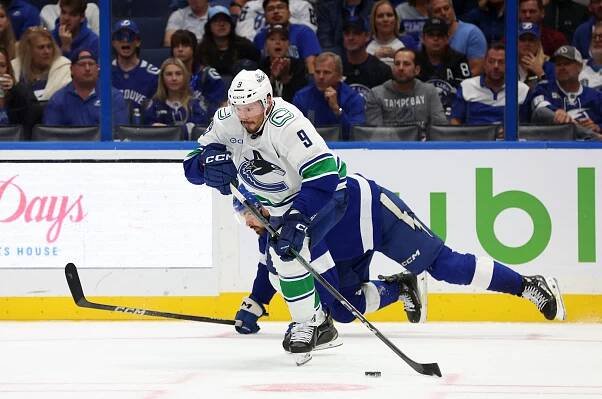 NHL: Vancouver Canucks at Tampa Bay Lightning
