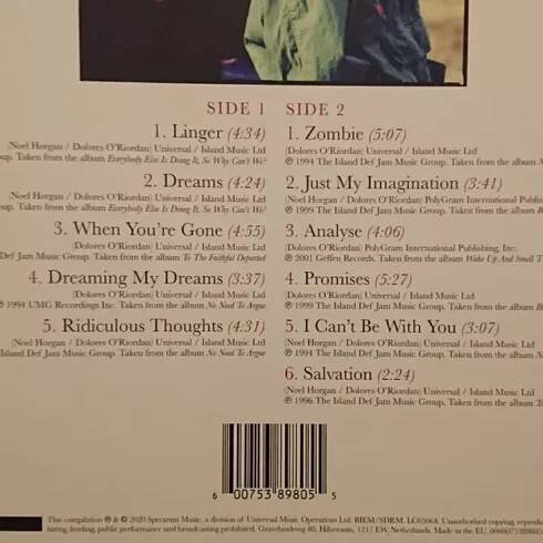 LP The Cranberries: Dreams: The Collection