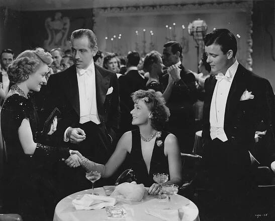 Žena dvou tváří - Z filmu - Constance Bennett, Melvyn Douglas, Greta Garbo, Robert Sterling