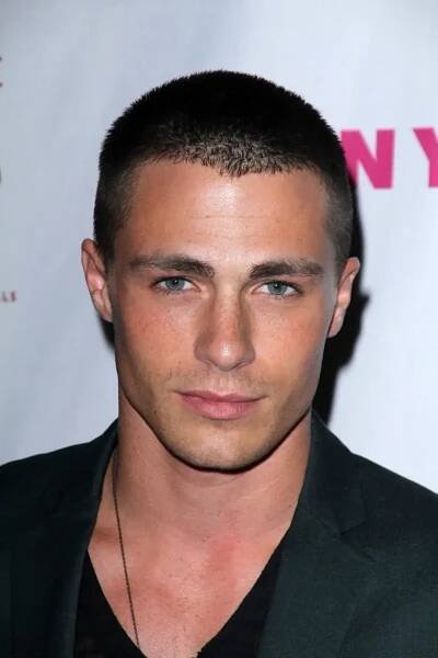 Colton Haynes military crew cut hairstyle