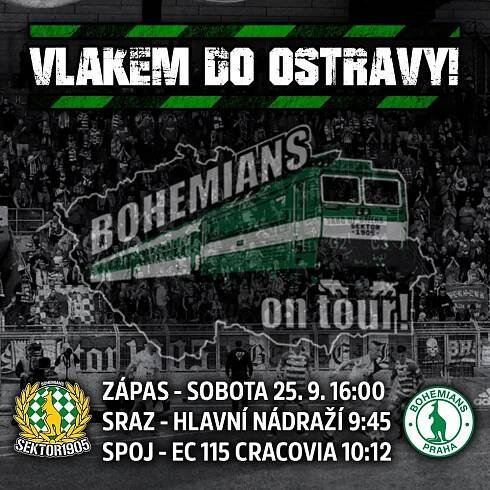 FC Baník Ostrava - Bohemians Praha 1905 4:1 - Sektor 1905