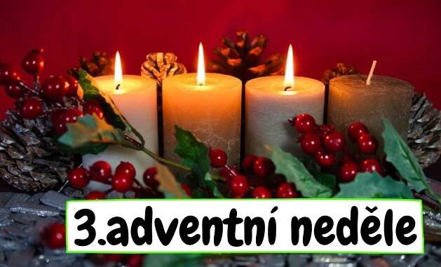 Třetí adventní neděle 2025 Kdy je 3. advent?