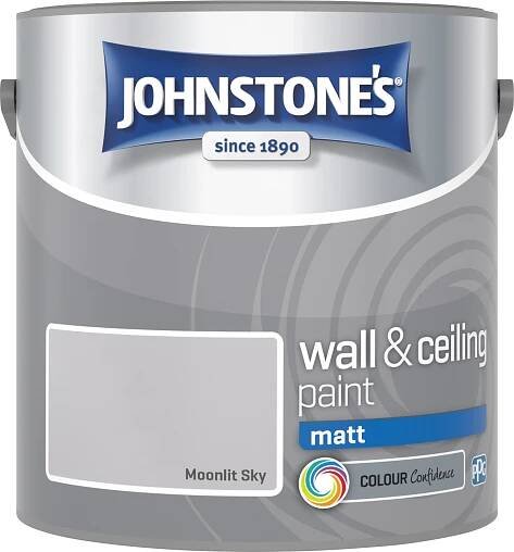 Johnstone's 305981 2.5 Litre Silk Emulsion Paint - Moonlit Sky