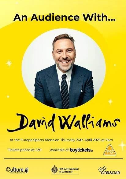 ‘An Audience With’: Stand Up Comedy by David Walliams PG Rated - Gibraltar Cultural Services