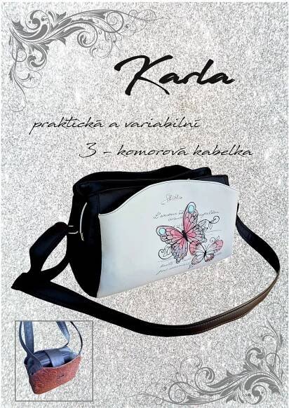 KARLA 3-komorová kabelka PDF návod