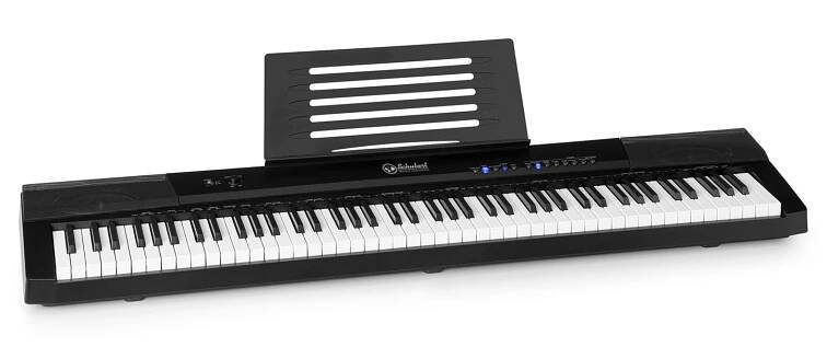 SCHUBERT Preludio Elektronické piano 88 kláves velocity sustain pedál černý