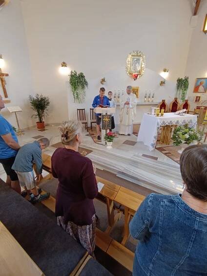 fotky z pouti na Maria Hilf - Římskokatolická farnost Pustkovec