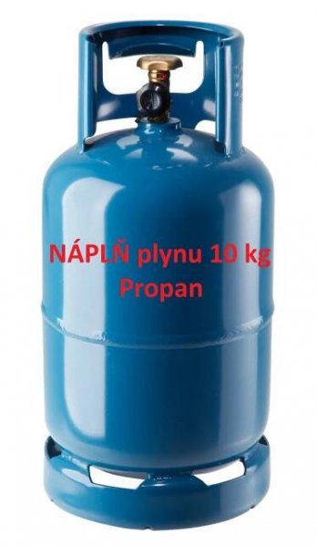 NÁPLŇ plynu PROPAN čistý 10 kg