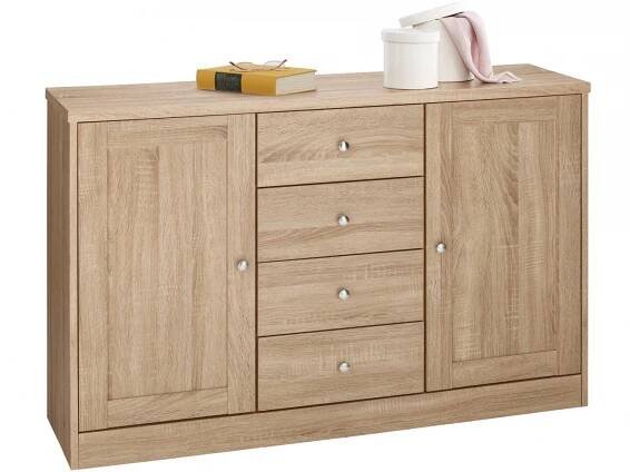 Komoda Hektor, 120 cm, dub Sonoma | DESIGN OUTLET