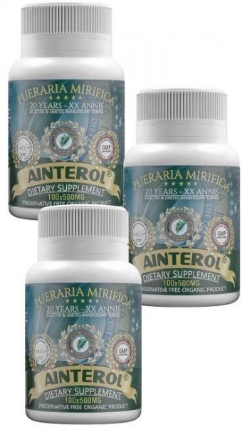AINTEROL® Pueraria Mirifica 20 let - XX Annis 500mg (300caps)