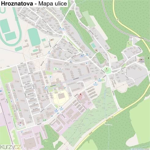 Hroznatova - mapy | Kurzy.cz