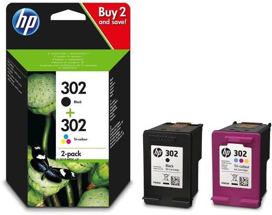 HP X4D37AE č. 302 combo pack černá a barevná