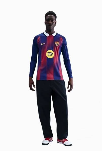 Tričko s dlouhým rukávem Nike FC Barcelona 25/26 Home Stadium