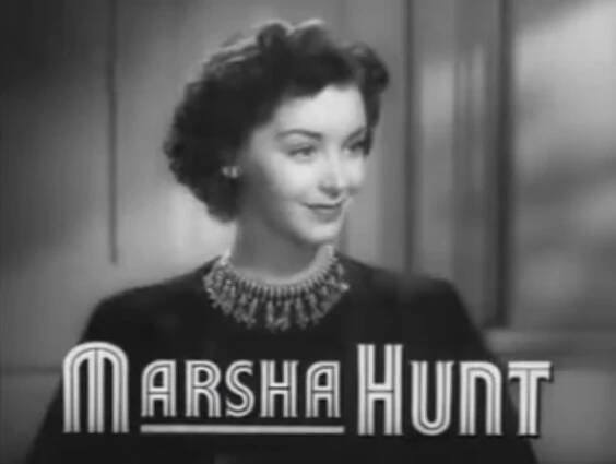 Marsha Hunt in "Cry Havoc."